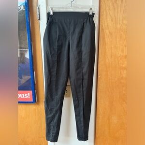 Tony Chestnut elastic waist seamed trousers pants | black | size small/medium